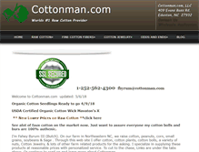 Tablet Screenshot of cottonman.com